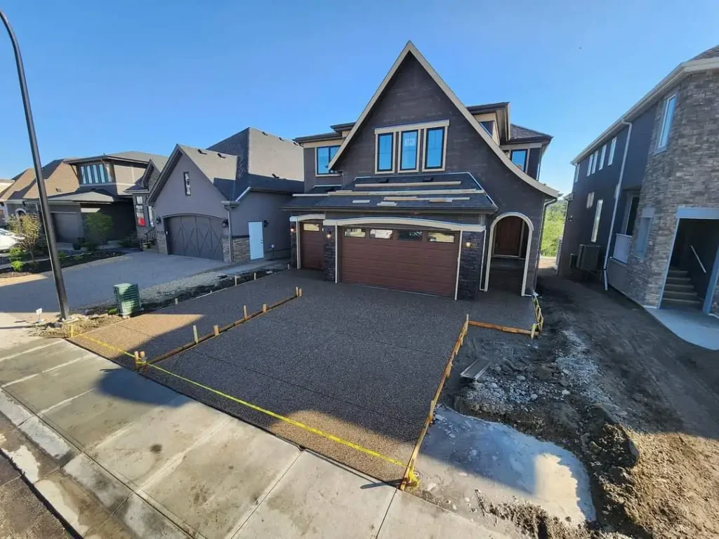 equilibrium concrete driveway service calgary