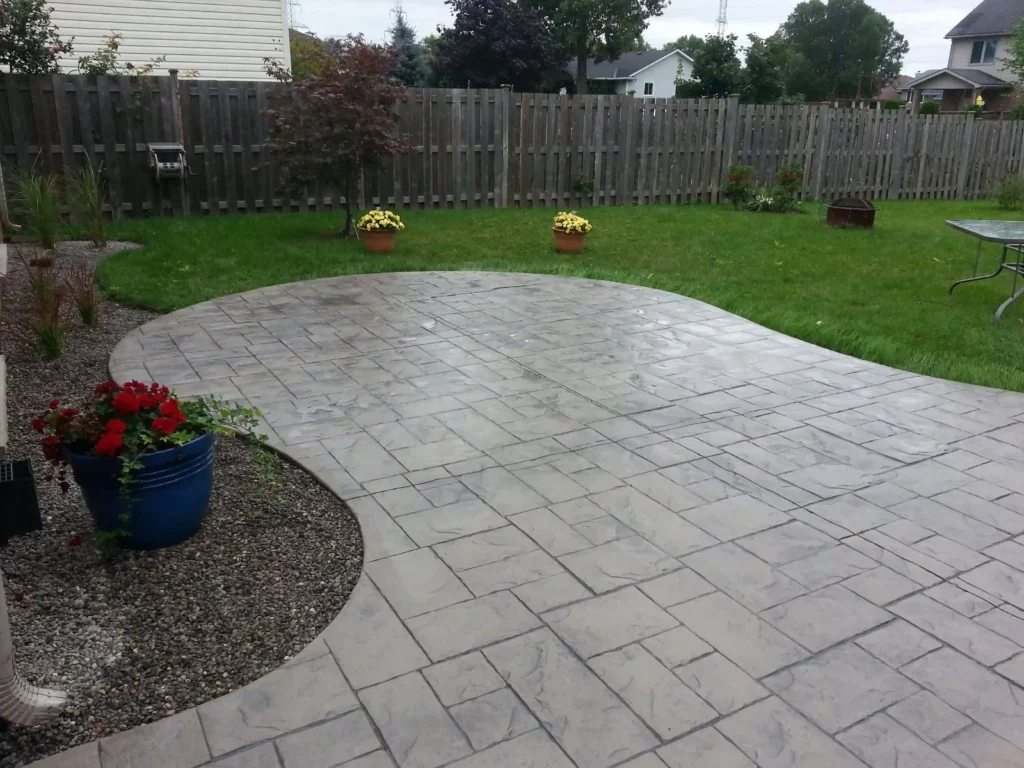 equilibrium concrete patio finishing calgary