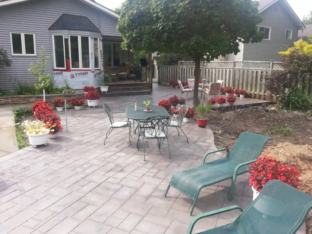 equilibrium concrete patio finishing calgary